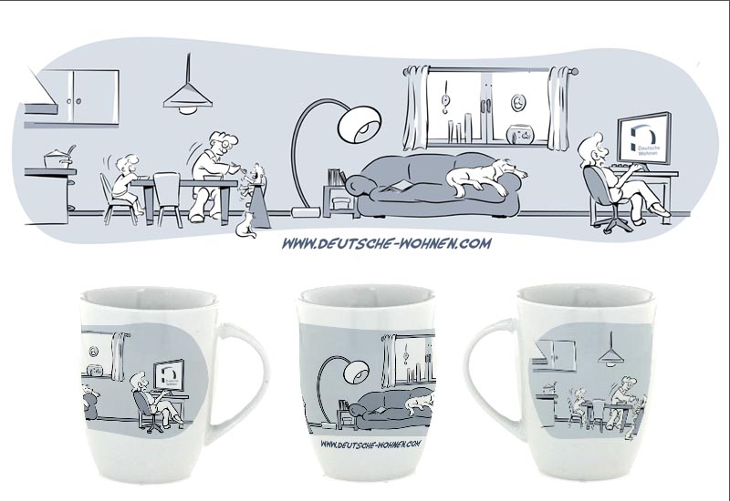 Deutsche Wohnen Tasse